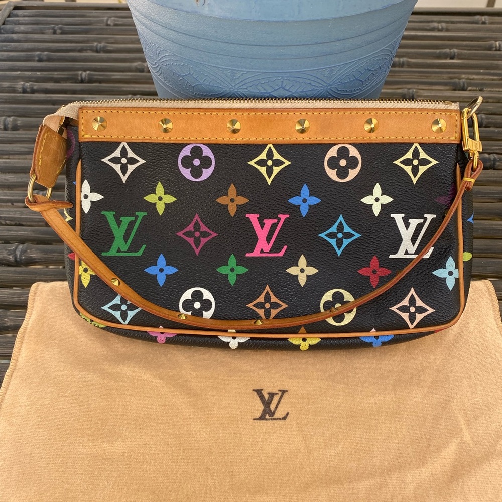 Louis Vuitton multicolor Murakami pouch